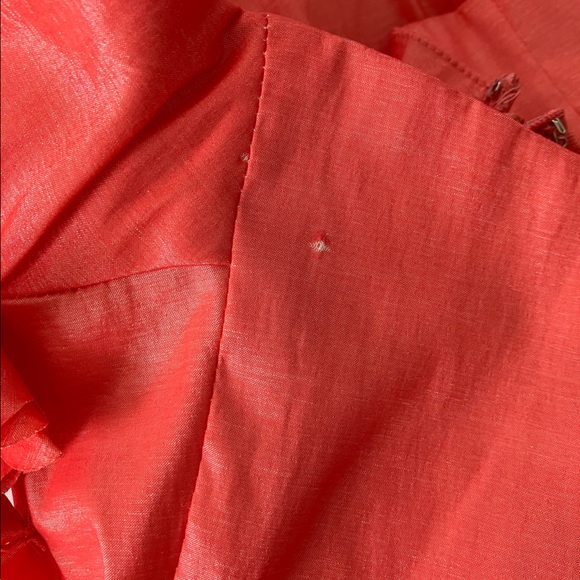 XXI Strapless Mini Dress, Size L, Orange - Picture 5 of 7